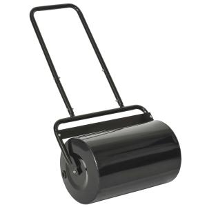 Outsunny DURHAND Combination Push/Tow Lawn Roller Filled with 38L Sand (62kg) or Water, Perfect for the Garden, Backyard Φ32 x 50cm Roller