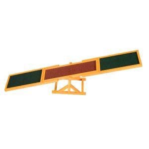 PawHut 1.8m Wooden Pet Seesaw Activity Sport Dog Training Agility Obedience Equipment Toy Pet Supplies Weather Resistant