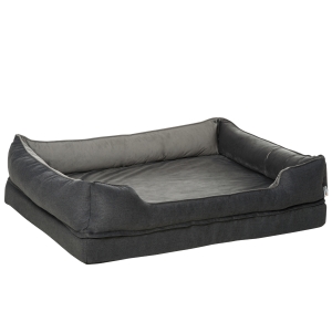 Legowisko dla psa PawHut mata dla psa poduszka dla psa materac dla psa obicie zdejmowane do prania legowisko dla psa sofa dla psa legowisko dla małych psów kotów pianka memory kolor szary 110 x 85 x 28 cm