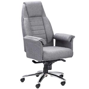 Vinsetto SOHO Style Office Chair with Reclining Back 360° Swivel Height Adjustable Home Office, Grey