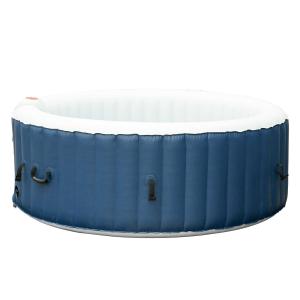 Outsunny Spa gonflable rond 4 personnes 100 buses d'air chauffage filtration