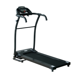 Homcom Tapis de Course Électrique 440 W en Métal Noir 130 x 68 x 26 cm