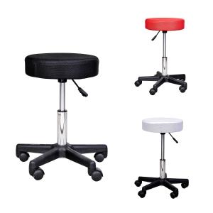HOMCOM Tabouret à Roulettes en revêtement synthétique