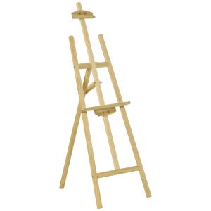 HOMCOM Chevalet d'artiste sur pieds inclinaison réglable 90° max. bois de pin