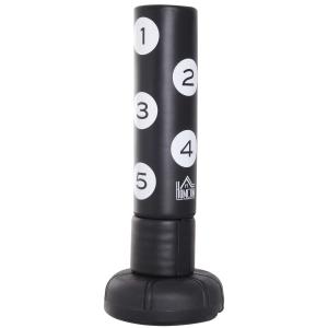HOMCOM 5.8ft Free Standing Boxing Target Punch Bag Heavy Duty Stand Sparring Kick Martial Arts Gym Training Equipment