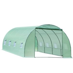 Outsunny 6 x 3 x 2m Walk-in Outdoor Garden Greenhouse Polytunnel with Door and Windows