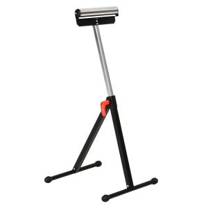 HOMCOM Roller Support Stand Metal Heavy Duty Adjustable Foldable Bench Saw Storage