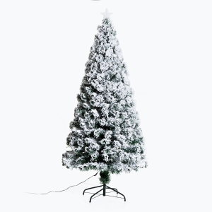HomCom Árvore de Natal Verde PVC Φ82x180cm