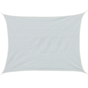 Outsunny Toldo Vela 3x4m Quadrado para Terraço Jardim Camping creme
