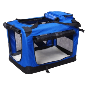 PawHut Transportadora para Gatos Animais de estimação 4 Entradas 60 x 42 x 42 cm