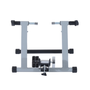 HOMCOM Rolo de Treinamento Magnético para Bicicleta Ciclotreinador Dobrável 54,4x 47,2,x39,1cm Prata e Preto