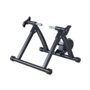 HOMCOM Rolo de Bicicleta para Treinamento Dobrável com Resistência Magnética para Rodas de 26-28 Polegadas Suporte de Treinamento para Bicicleta Casa Interior 54,5x47,2x39,1cm Preto