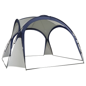 Outsunny Tenda campismo 3,5x3,5m Toldo aberto para eventos Camping impermeável Proteção UV