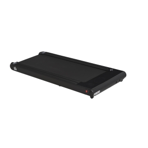 HOMCOM Esteira elétrica de 1-6km / h portátil com tela de LED Rodas de transporte com controle remoto Bluetooth 134x58x10 cm Preto