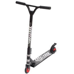 HomCom Trotinete de acrobacia para Crianças acima de 8 anos Giratório 360º carga 100kg 68,5x49x78,5 cm Preto