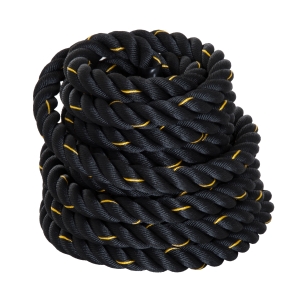 HOMCOM Corda de Batalha Battle Rope Exercício Formação Fitness Crossfit Ф38mm Comprimento 9m Poliéster Ultra-Resistente