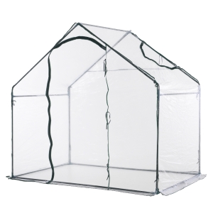 Outsunny Estufa de jardim transparente para Plantas 180x105x150cm