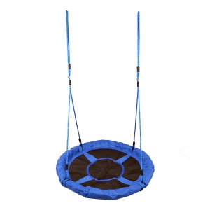 HOMCOM Baloiço de Criança Jardím Dobrável Assento de Baloiço Infantil Interior e Exterior Carga 100kg Tecido de Oxford - φ100x180cm