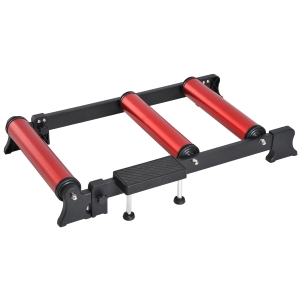 HOMCOM Rolo de Ciclismo Ajustável Rolo de Treino para Bicicleta Universal Interno Liga de Alumínio