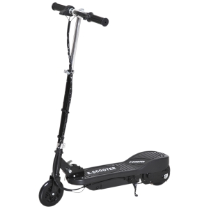 HOMCOM Trotinete Elétrica Criança De 7-14 Anos Dobrável Guiador Ajustável 12km/h Bateria Recarregável Carga 50kg Preto