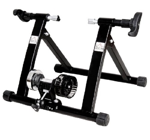 HOMCOM Rolo de Treinamento Magnético para Bicicleta Dobrável 54,4x 47,2x39,1 cm Preta