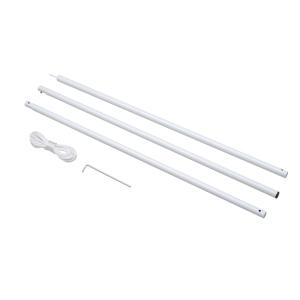 Outsunny Barras de suporte para guarda-sol e toldo Barracas de camping tenda ao ar livre para qualquer tipo fácil de montar e desmontar