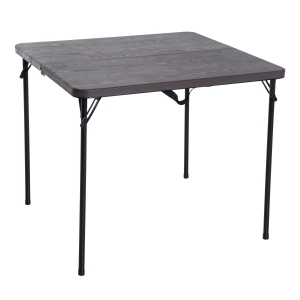 Outsunny Mesa dobrável de acampamento e portátil Tipo Mesa de Buffet Auxiliar e Multiuso com Alça 86x86x71,5cm