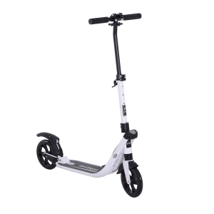 HOMCOM Trotinete Dobrável para Adultos e Crianças acima de 14 anos com Guiador Altura Ajustável Carga 100 kg 93,5x38x95-105 cm