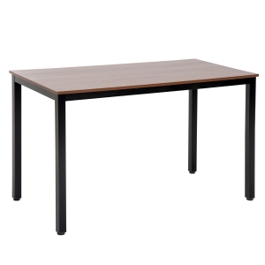 Homcom Table Informatique Grand Plateau en Métal 120 x 60 x 74 cm