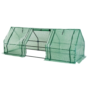 Outsunny Mini Serre de Jardin 270 x 90 x 90 cm
