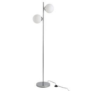 Lampadaire en métal 2 abat-jours