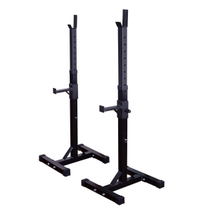 Homcom Support pour Haltères Hauteur Réglable Noir 100 x 43 x 17 cm