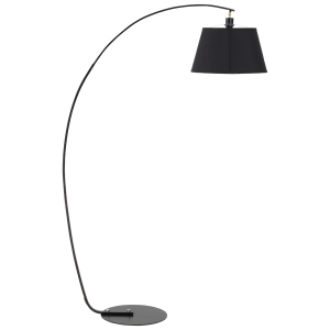 Lampadaire arc design néo-rétro noir