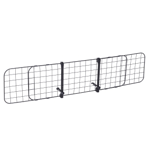 PawHut Grille de Séparation pour Voiture en Acier Noir 145 x 1 x 30 cm