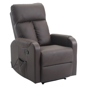 Homcom Fauteuil de Massage et Relaxation Marron 77 x 96 x 116 cm
