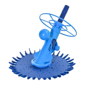 Nettoyeur aspirateur piscine - robot de piscine hydraulique automatique - bleu