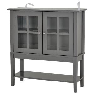 Meuble vitrine de rangement 2 portes