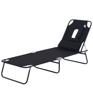 Bain de soleil de lecture inclinable pliable