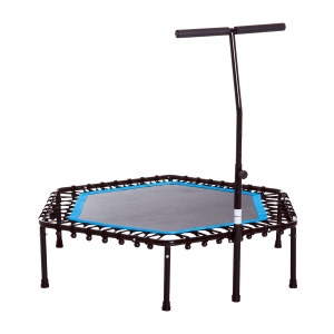 Homcom Trampoline de Gymnastique en Acier Noir 114 x 114 x 114 cm