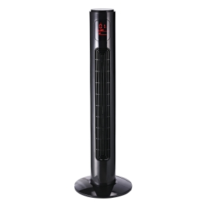 Homcom Ventilateur Colonne 45 W en Plastique Noir 32 x 32 x 96 cm