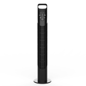 Ventilateur colonne tour oscillant 40 W avec télécommande noir