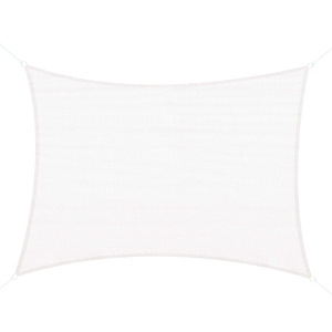 Outsunny Voile d'Ombrage Crème Rectangulaire 4 x 6 m