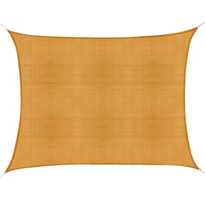 Voile d'ombrage rectangulaire 6L x 4l m HDPE