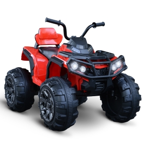 Voiture 4x4 quad buggy électrique enfant rouge