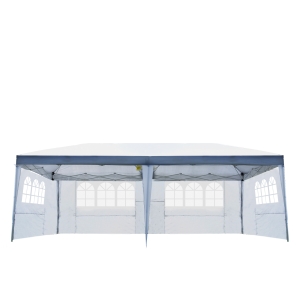Outsunny Barnum Blanc Côtés Démontables 3 X 6 m