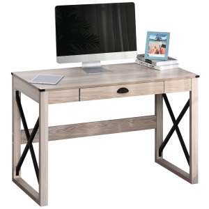 Bureau design industriel grand plateau et tiroir