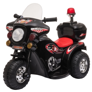 Moto scooter électrique policier enfant 6 V 3 Km/h
