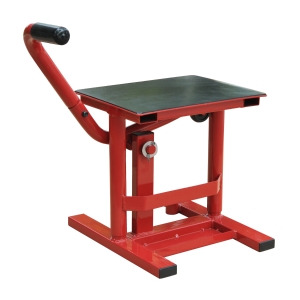 Homcom Béquille d'Atelier pour Moto Cross Rouge 48,5 x 22,5 x 16 cm