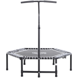 Trampoline de Fitness Ø 122 cm guidon hauteur réglable