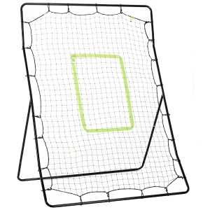 Homcom Filet de rebond de baseball 122L x 95l x 172H cm cible et sardines de fixation fournies noir vert